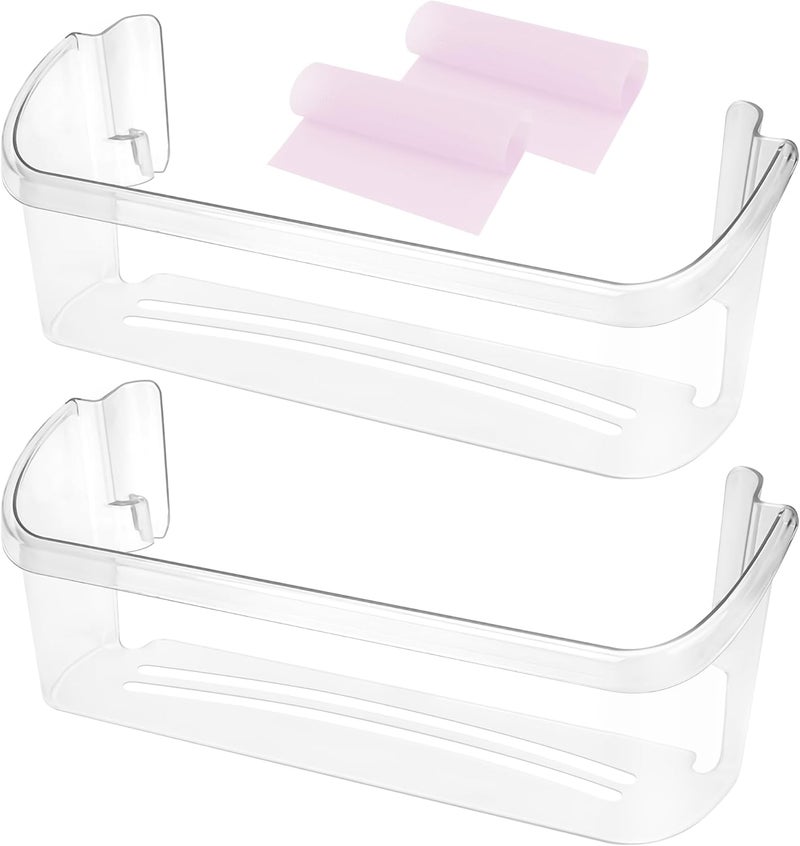 Fetechmate 242126602 Refrigerator Door Bin Shelf Replacement for Frigi-daire Refrigerator Bottom Side Door Shelf Bin 2 Shelves, Refrigerator Door Bin Replace FFSS2625TS0 LFSS2612TF0-2 Pack - Image 1